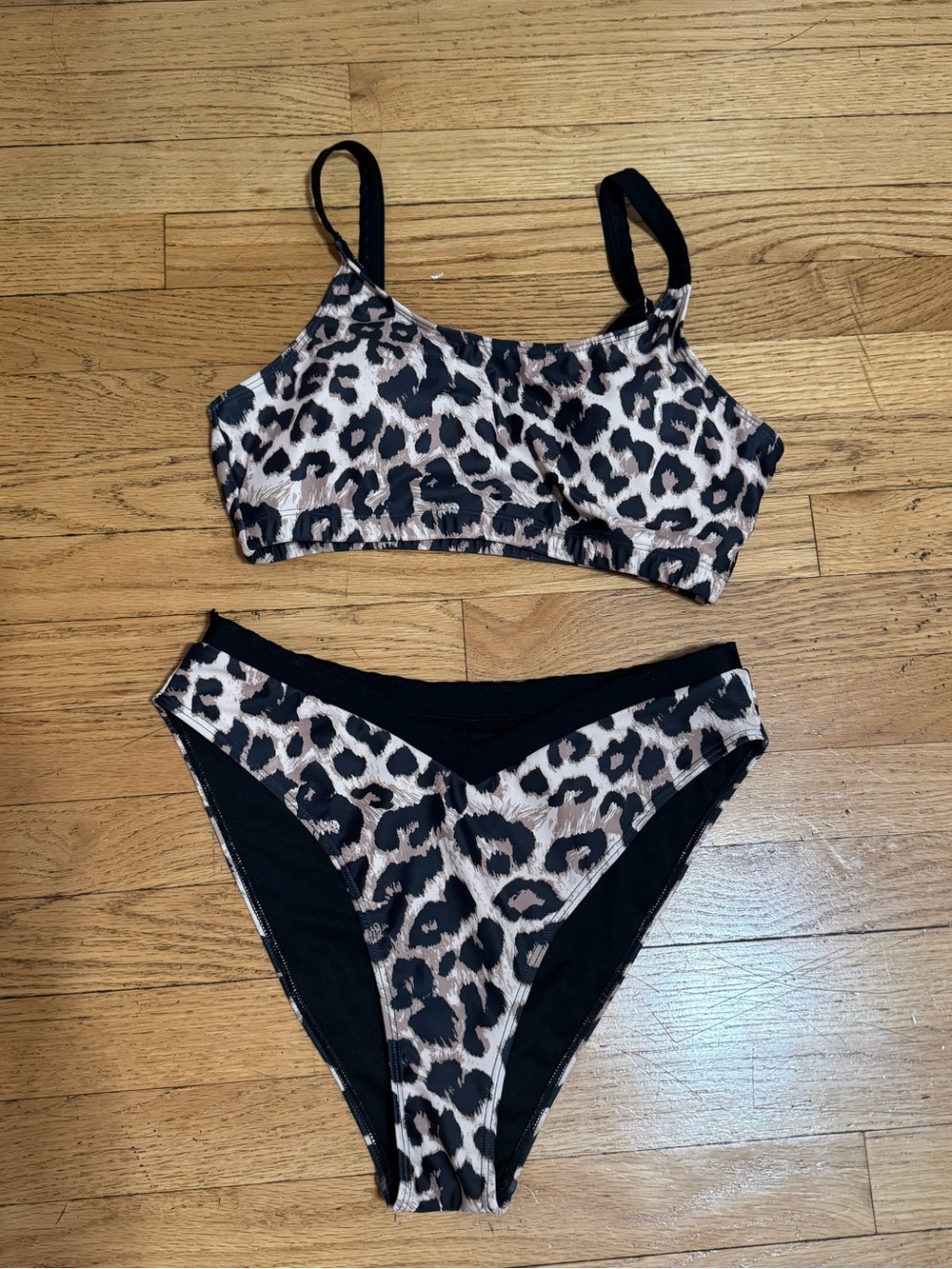 Leopard Print Bikini Set